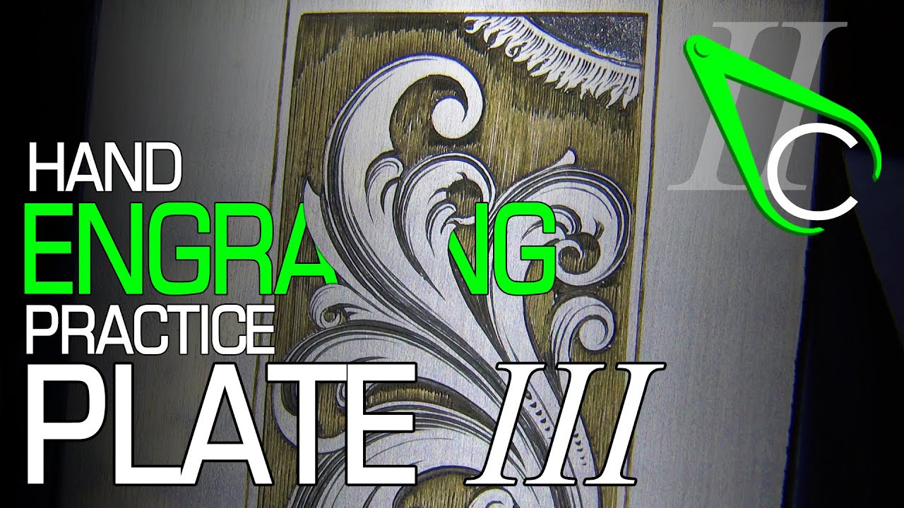 Hand Engraving Practice Plate III