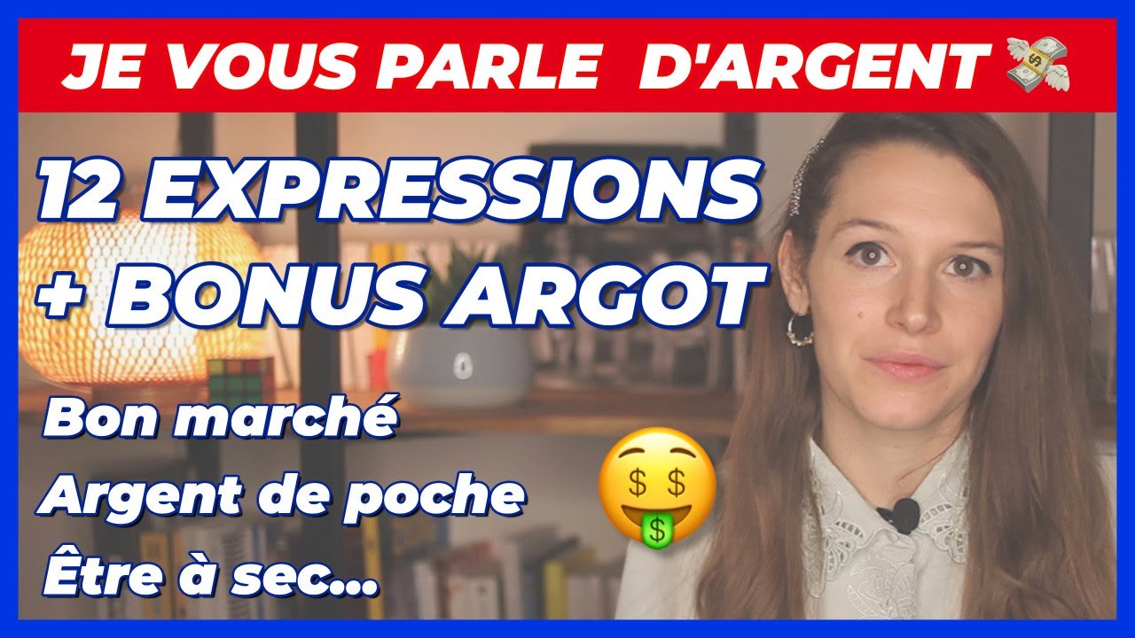 12 FRENCH SLANG WORDS FOR MONEY 🤑 - LEARN FRENCH IDIOMS