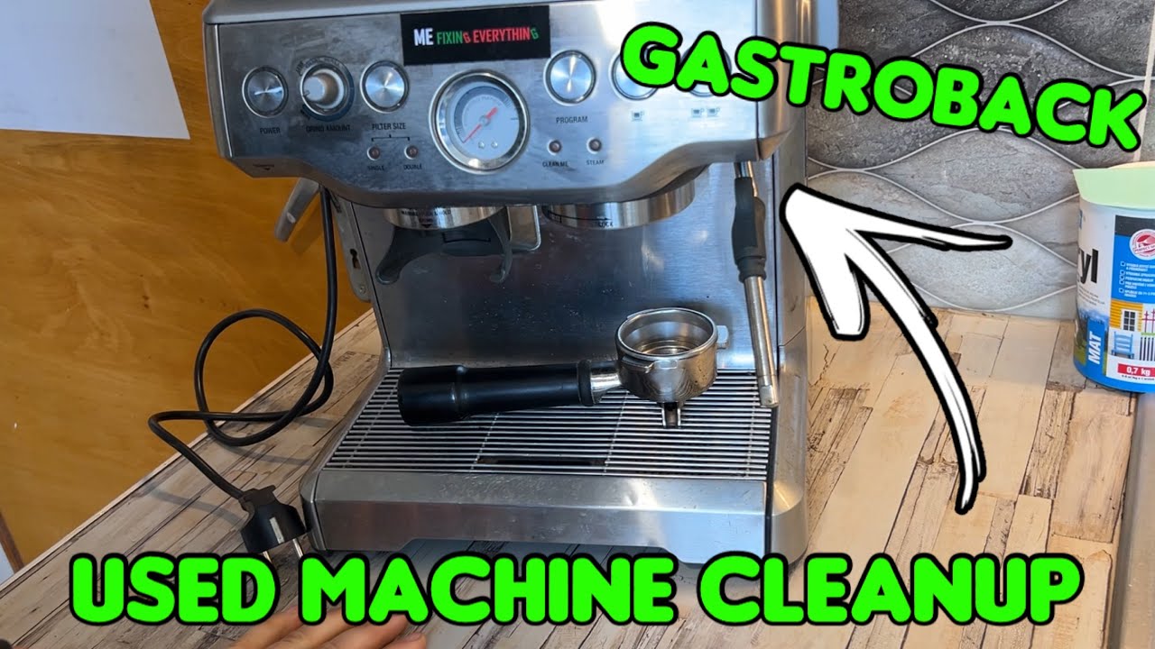 Как чистить кофемашину Gastroback Barista Express