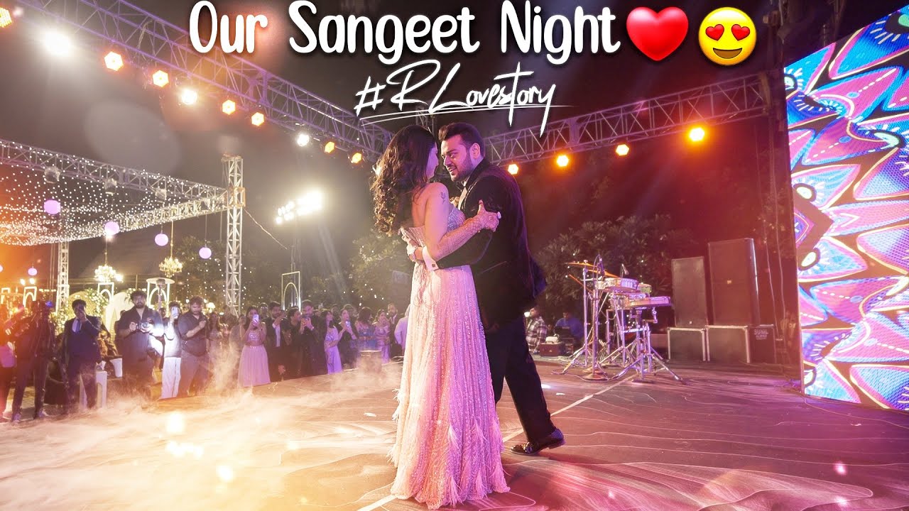 OUR SANGEET NIGHT VLOG!😍❤️