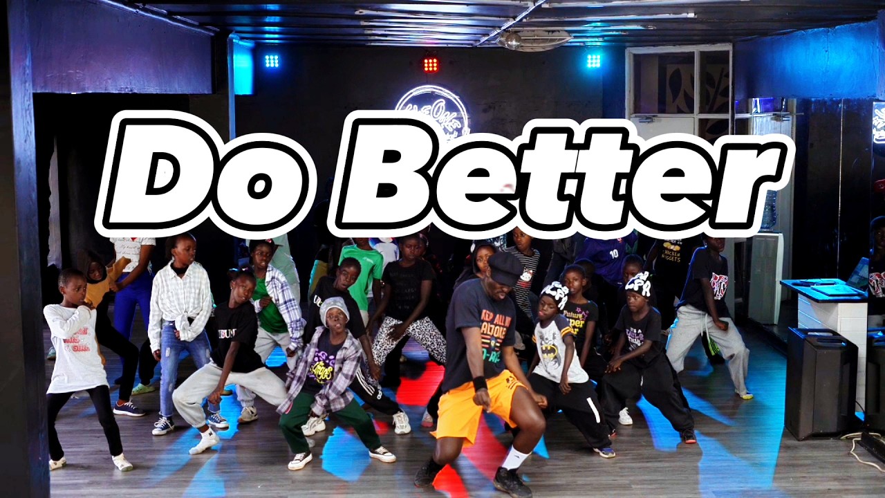 Kuami Eugene - Do Better | Kids Afro Dance Class @chilubatheone