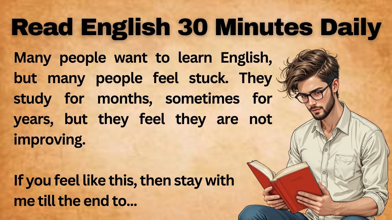 Читайте по-английски 30 минут каждый день и наблюдайте, как улучшается ваша беглость речи || Ежед...