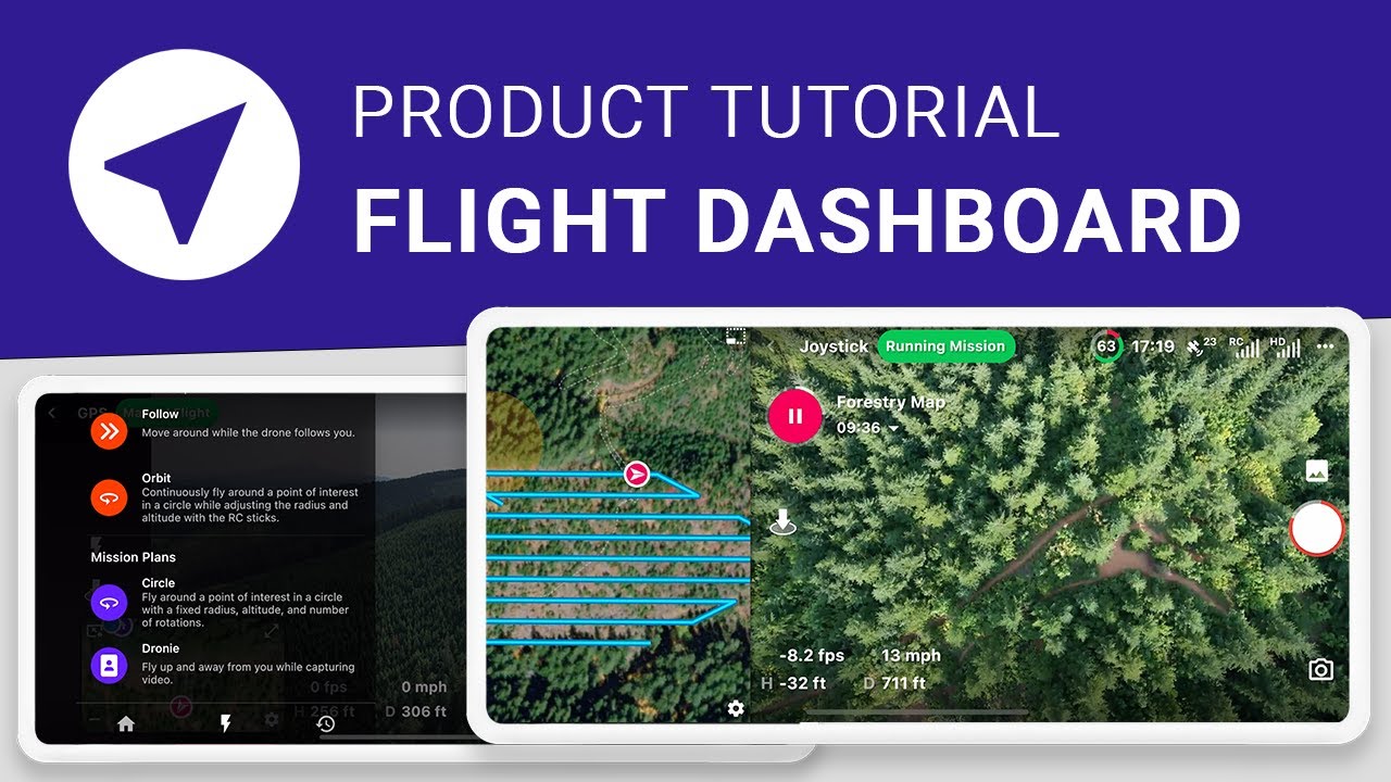 Dronelink Flight Dashboard - Fly and Create Missions, Resume Missions, Manage Settings