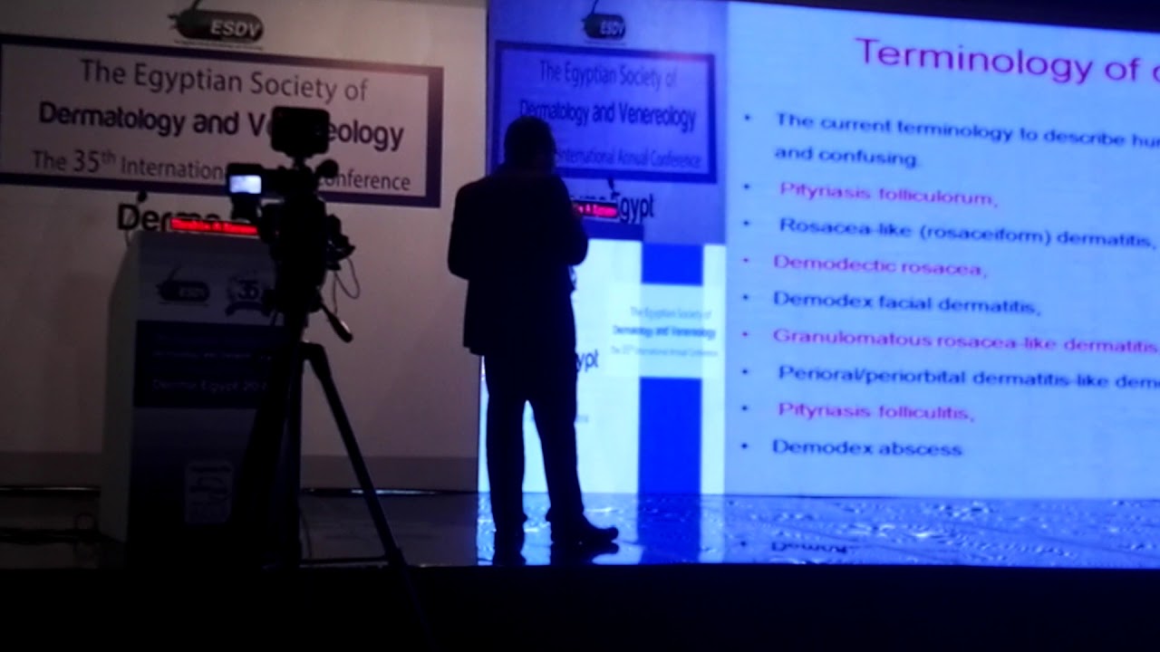 محاضره د ابراهيم عبد الكريم.  facial demodicosis revisited.  8