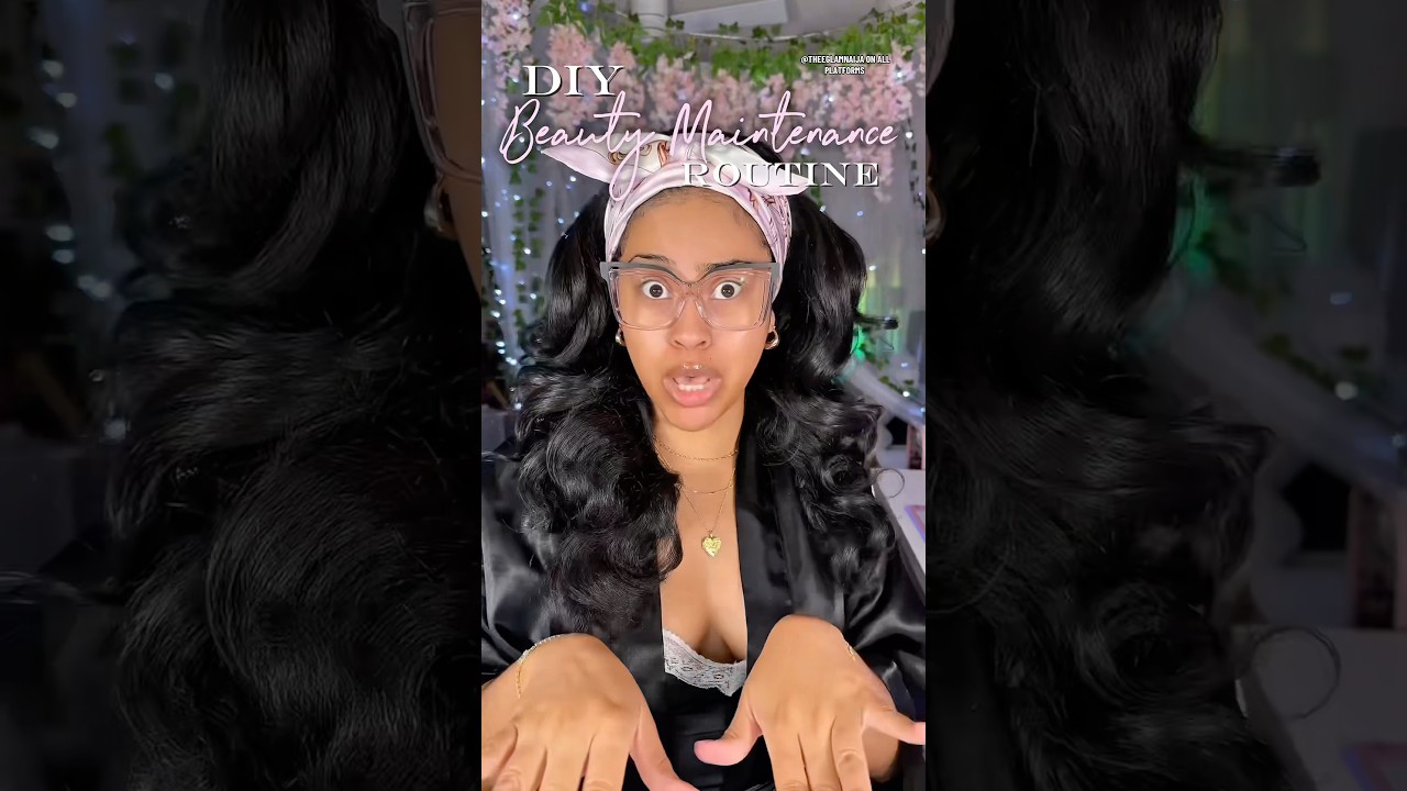 #diy Beauty Maintenance Routine! 😌💖 #beautymaintenance #waxing  #lashextensions #pressons #brows