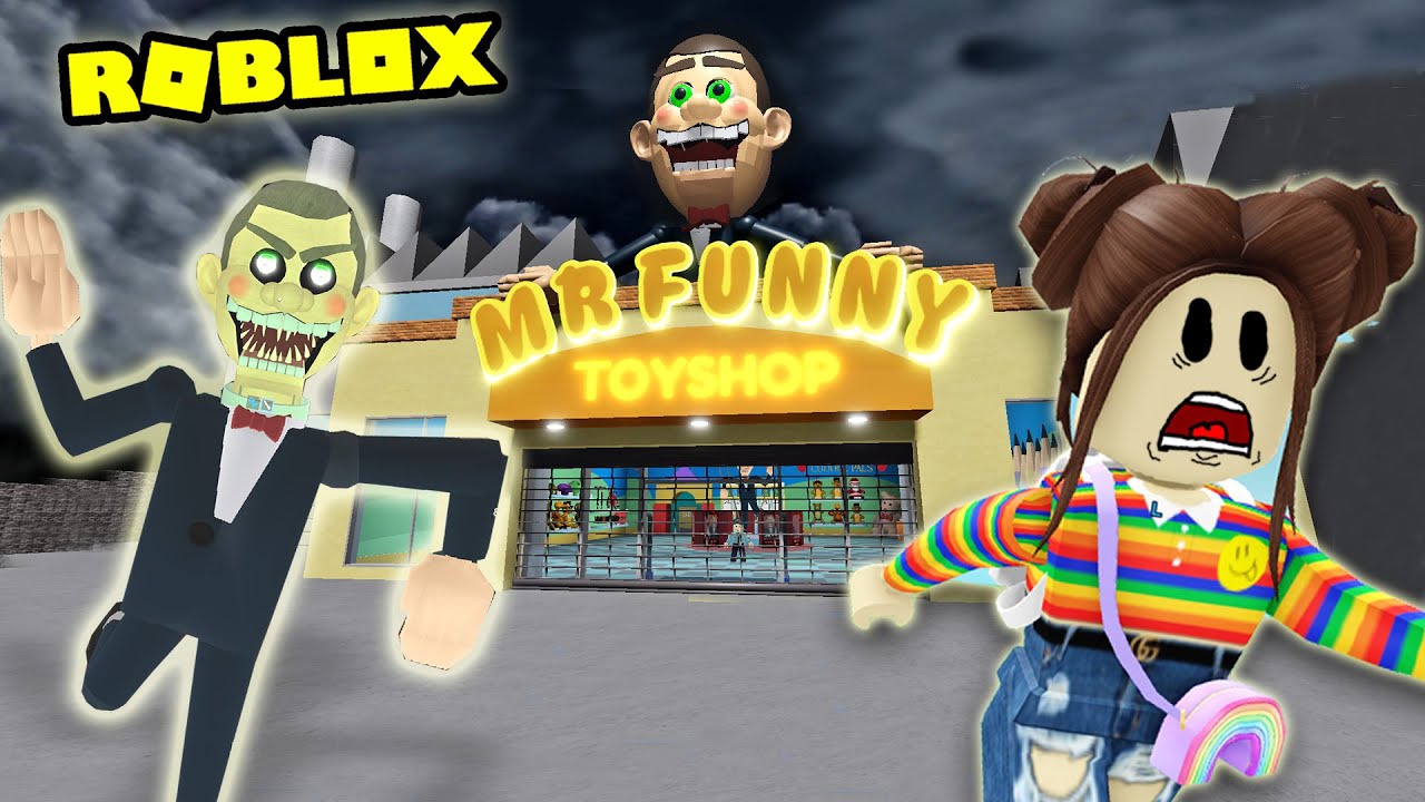 ROBLOX: ONSTNAPPEN UIT MENEER FUNNY'S SPEELGOEDWINKEL! - SUPER ENG || Let's Play Wednesday