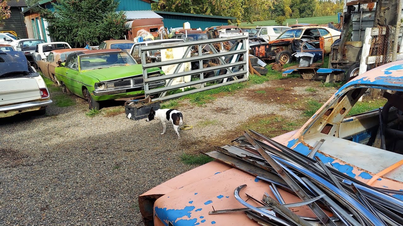 Liberty Mopar Muscle salvage yard tour January 2024.