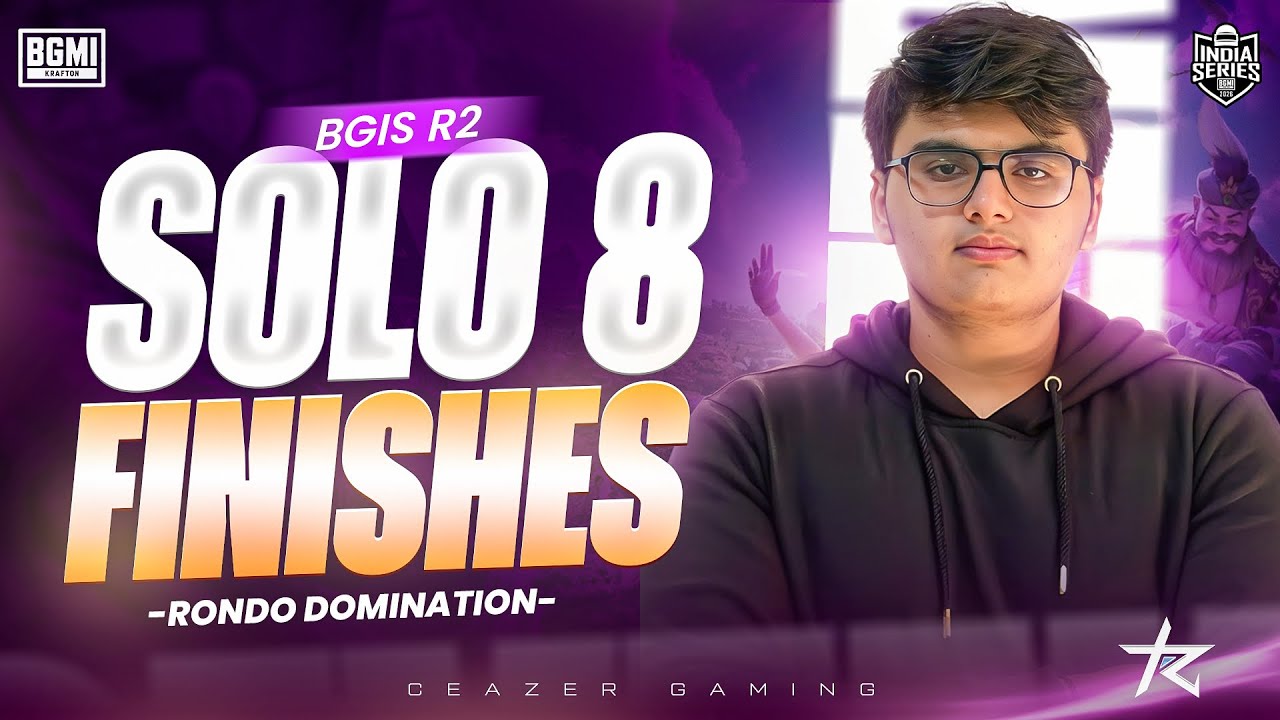 SOLO 8 FINISHES DOMINATION IN BGIS ROUND 2🥵 | Team Tenzen Esports 