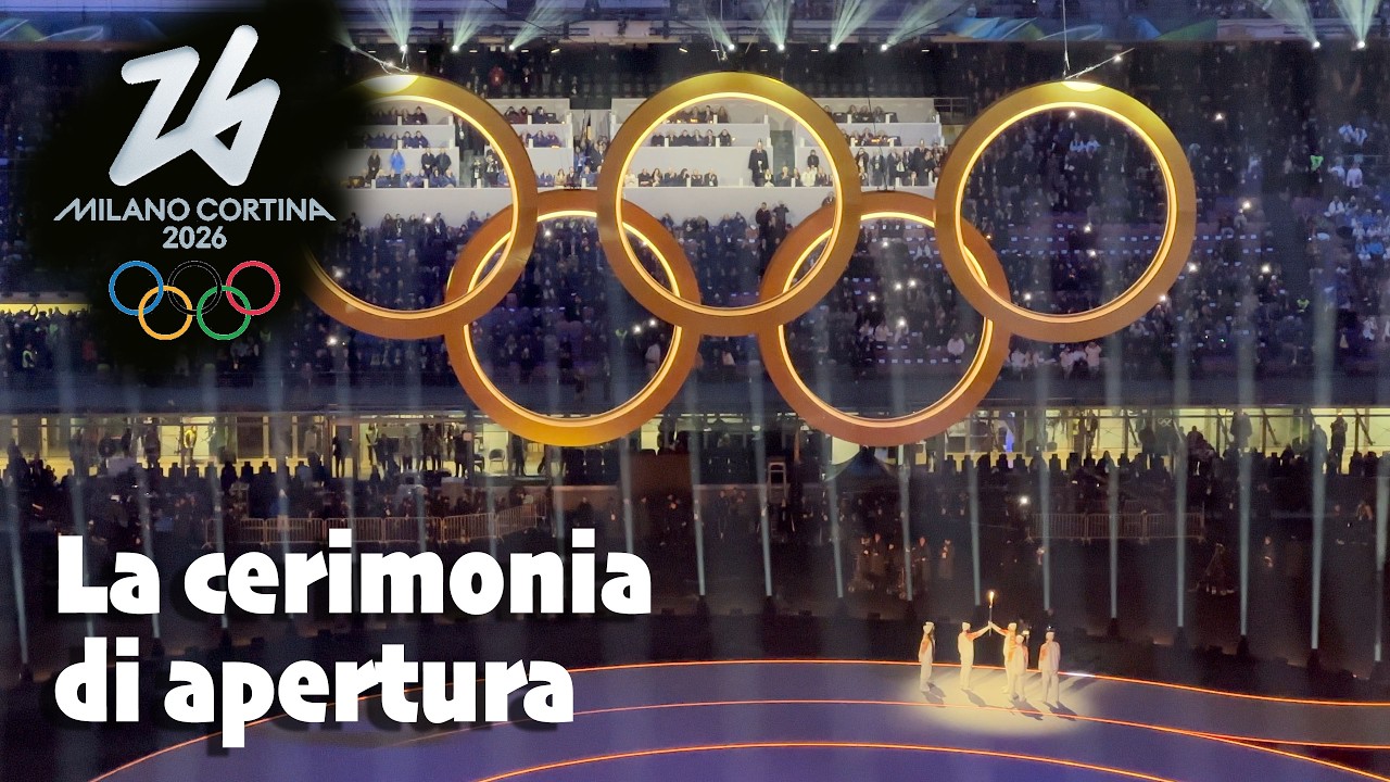 Il FUOCO OLIMPICO accende le OLIMPIADI di MILANO-CORTINA 2026