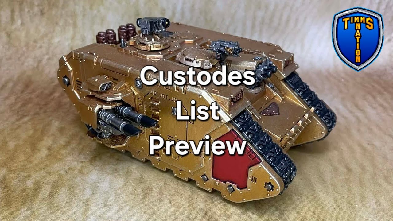 ...Triple Land Raiders! Custodes List Preview