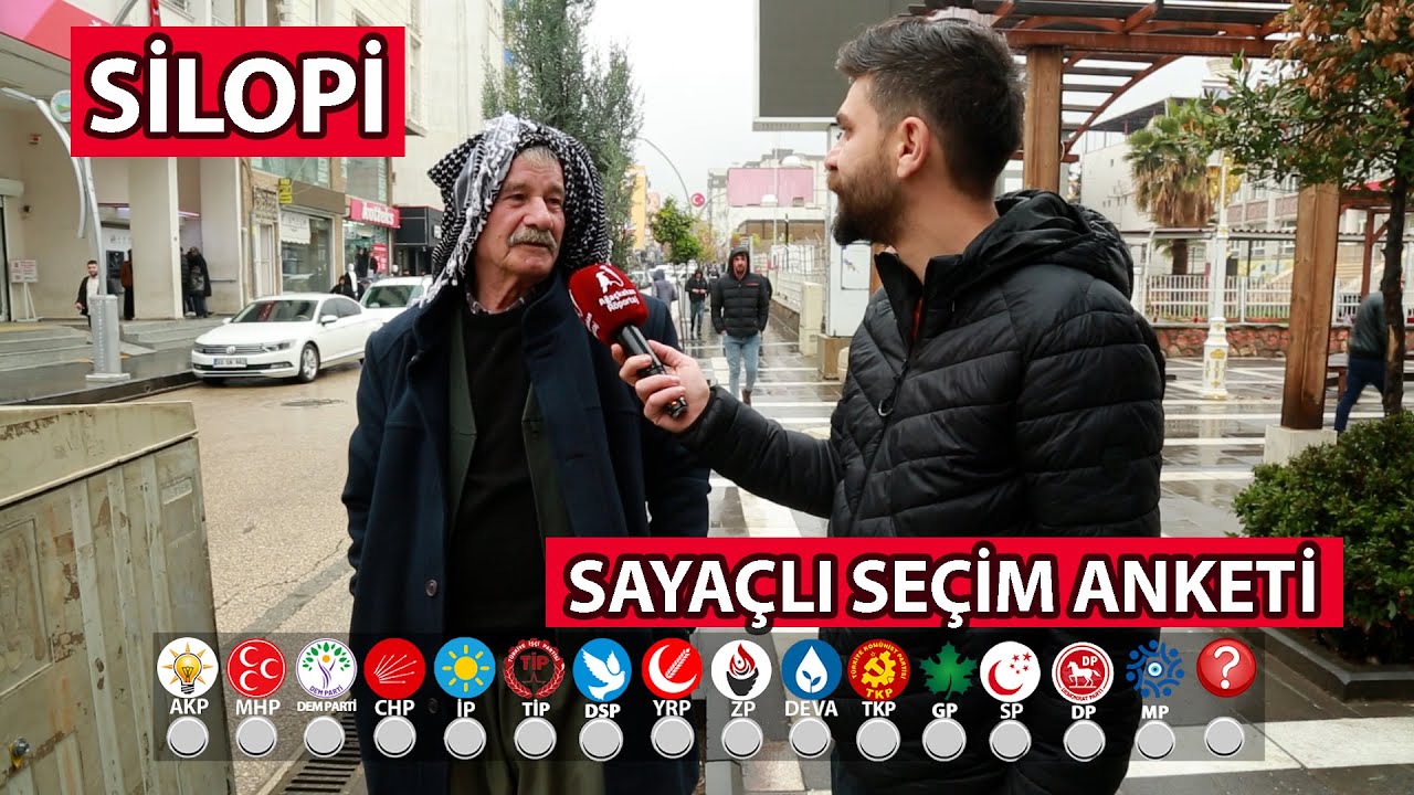 SİLOPİ SAYAÇLI SEÇİM ANKETİ 2024: Silopi Tarafını Seçti