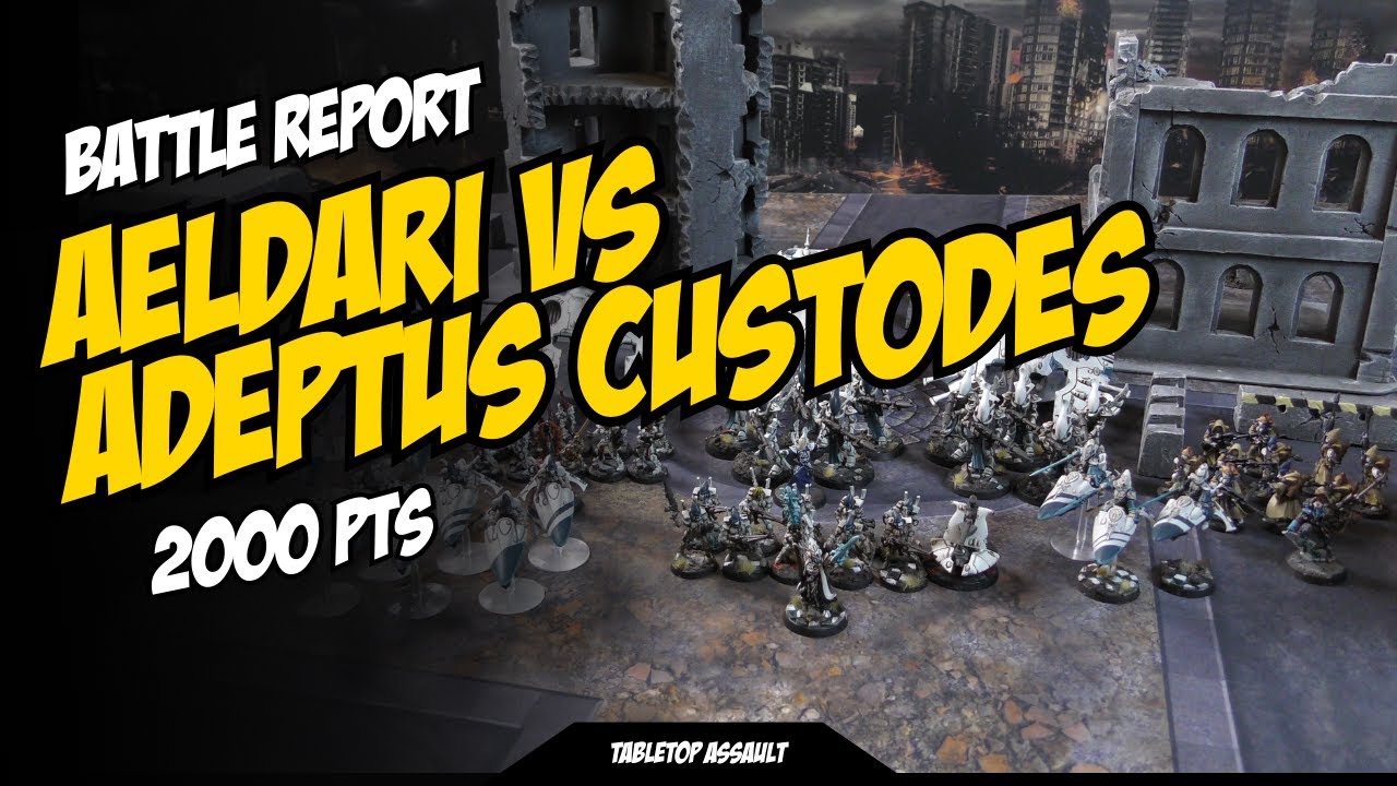 Aeldari vs Adeptus Custodes 2000pts Battle Report (We're Finally Back!)