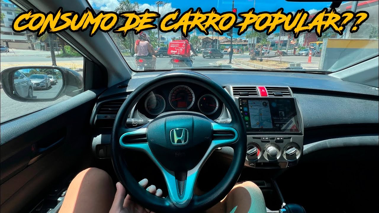 CONSUMO DO HONDA CITY AUTOM&Aacute;TICO!