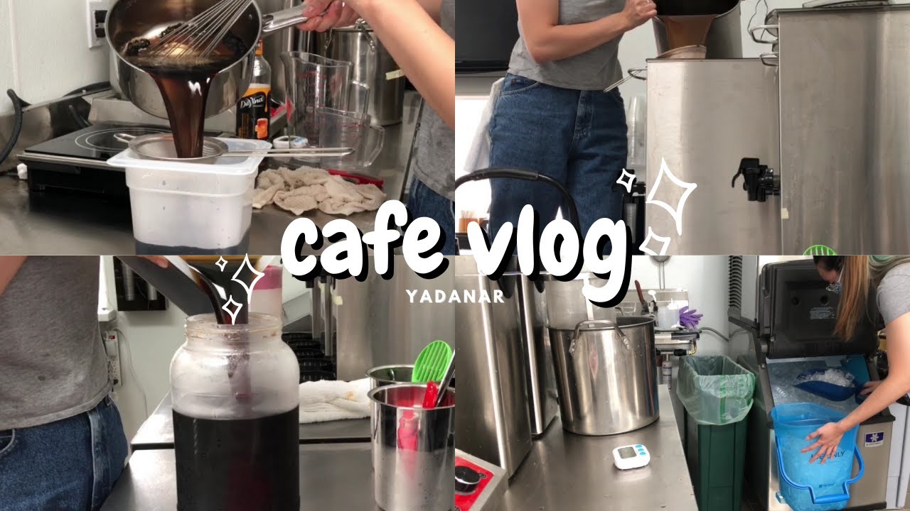 How to open a boba shop / cafe for the day 🌊 opening Procedures at a Boba Shop in San Francisco ~