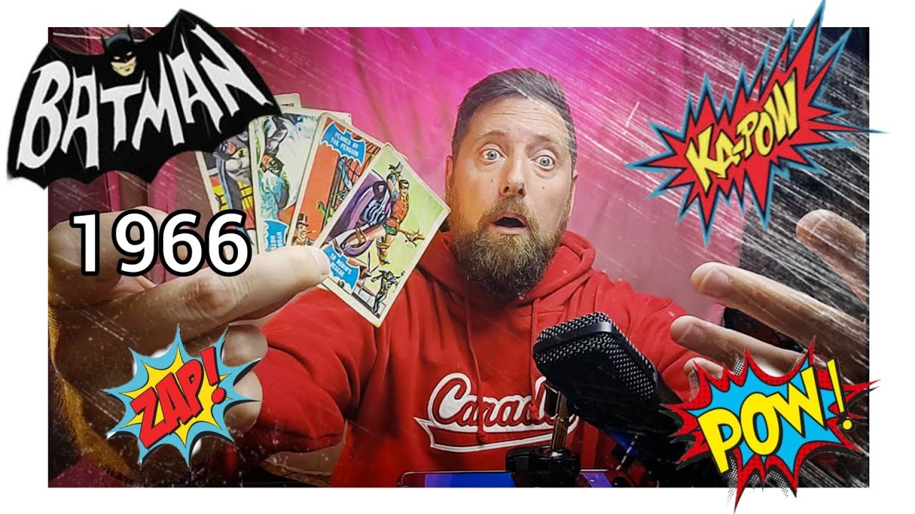 BATMAN 1966 Vintage Trading Card Game - TCG - Mystery Bundle Opening PK3 - Collection Collector