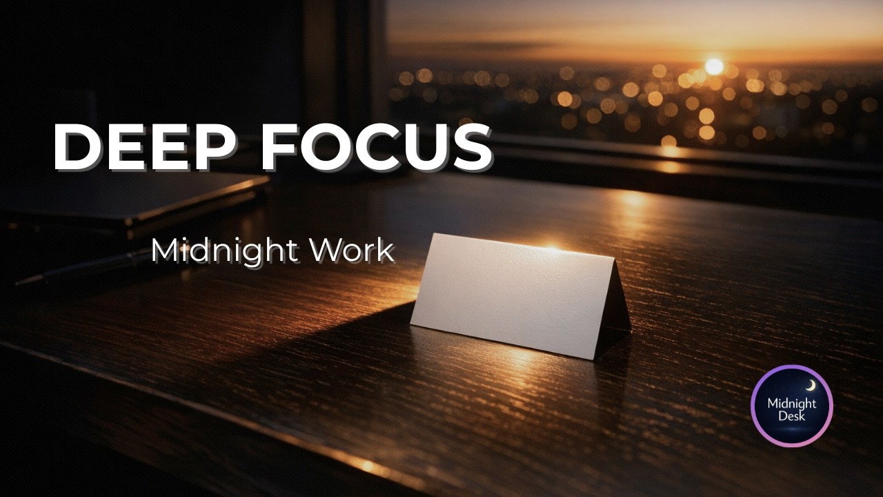 Deep Focus Music for Work | Elevation – Midnight Office Ambient (1 Hour)[Vol.141]