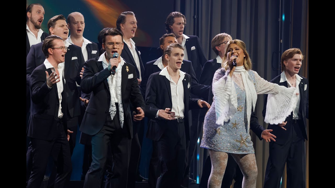 Linnea Henriksson och Sönerna sjunger “Suspicious minds”  i Körslaget – Tillsamma…  | TV4 & TV4 Play