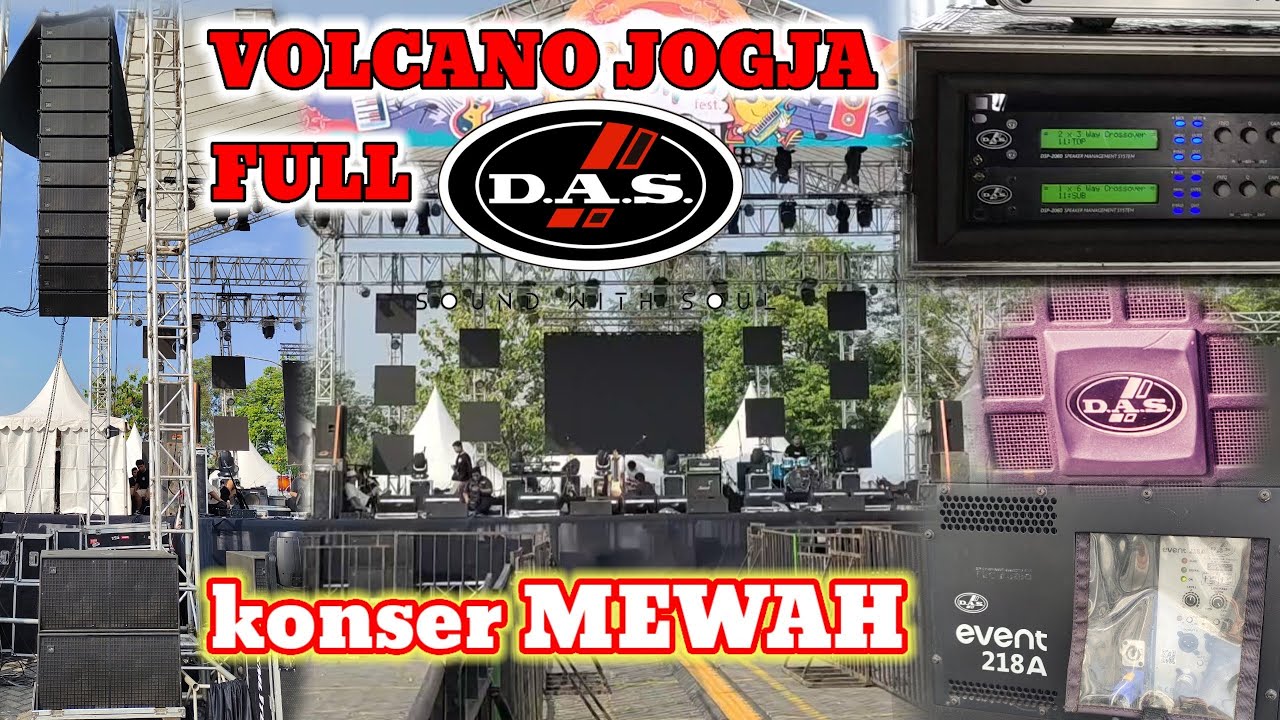 Review VOLCANO JOGJA sound live konser full DAS EVENT