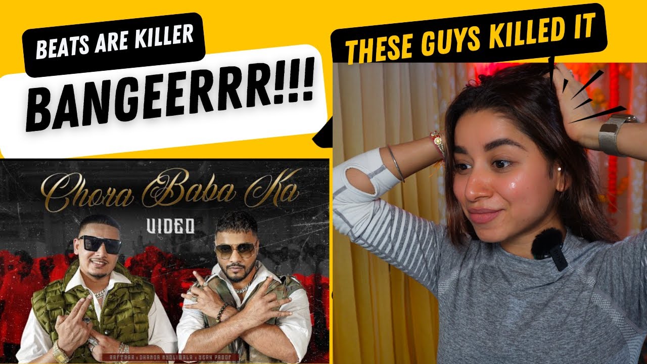 Raftaar x Dhanda Nyoliwala – Chora Baba Ka (REACTION Video)  @raftaarmusic @its_dhanda_nyoliwala