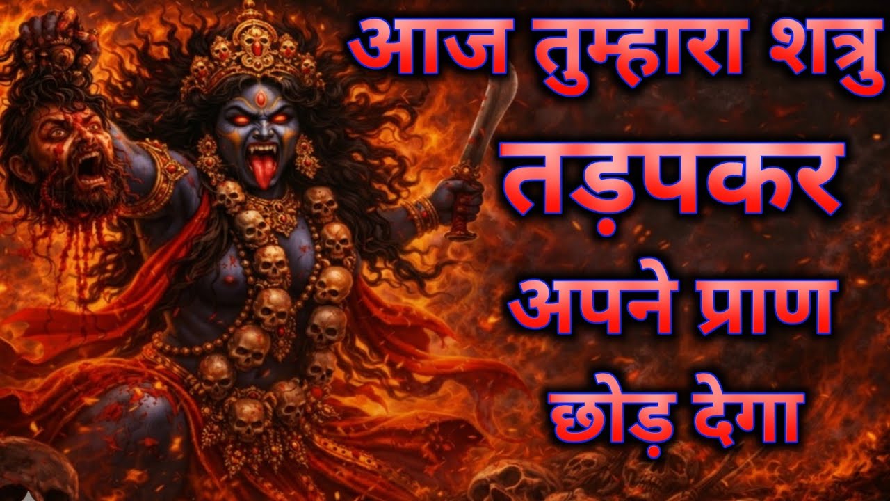 काली जी का सबसे खतरनाक और प्रचंड शत्रु नाशक मंत्र सिर्फ एक बार सुन लो #kalimantra 