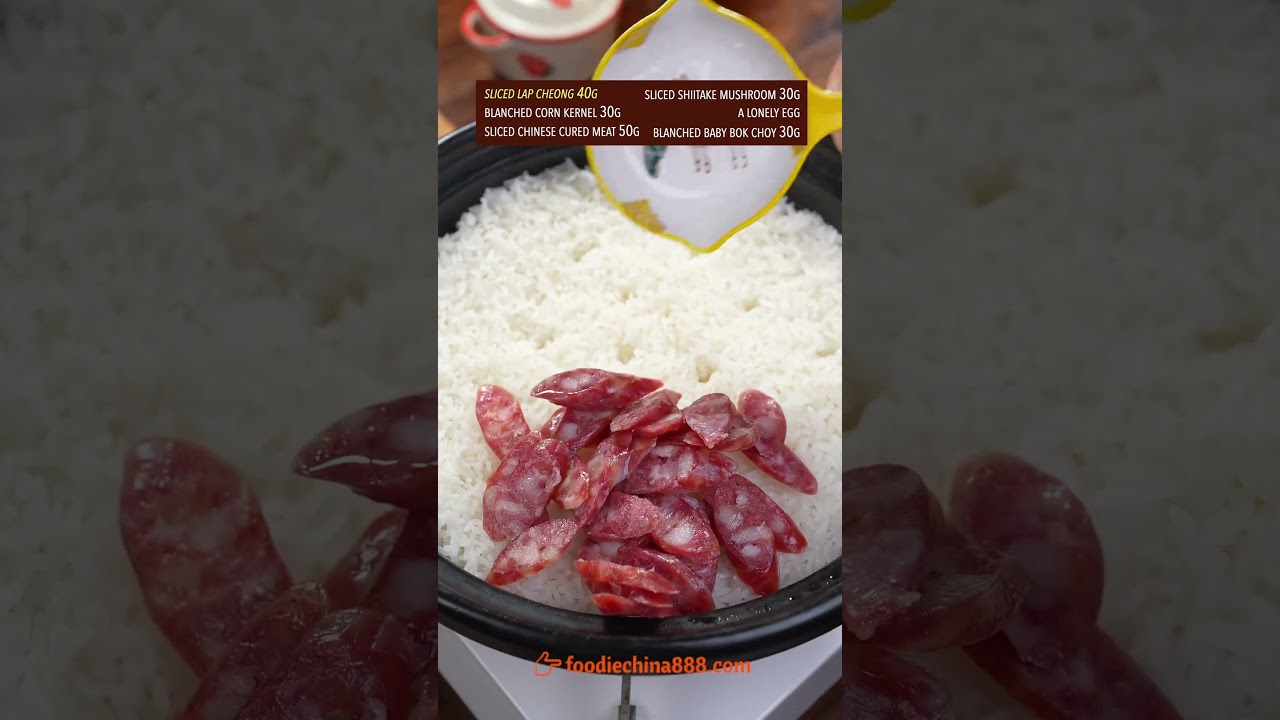 EASY CANTONESE CLAY POT RICE RECIPE #recipe #cooking #chinesefood #rice #claypot #cantonesefood