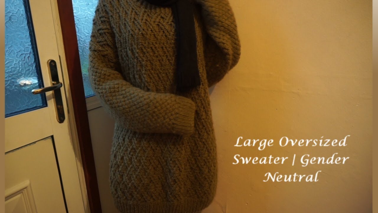 Part 1 | Back | Large Oversized Sweater | Gender Neutral