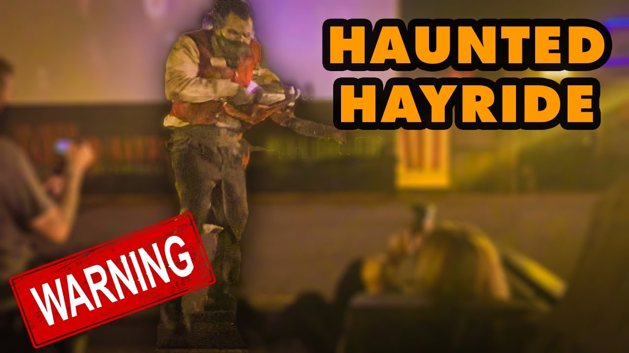 OUR FIRST EVER | Los Angeles Haunted Hayride!