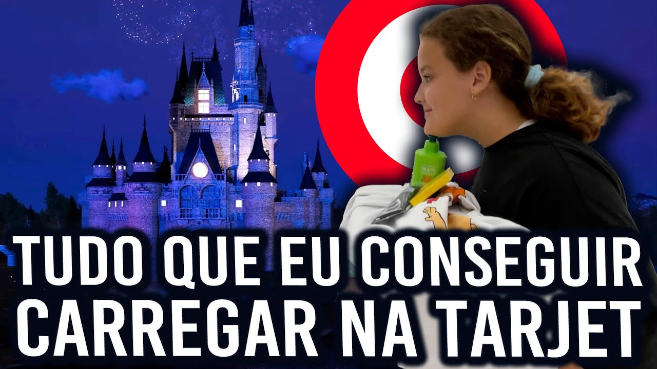 MINHA MAE DEIXOU EU COMPRAR TUDO QUE EU PUDER CARREGAR DA TARGET