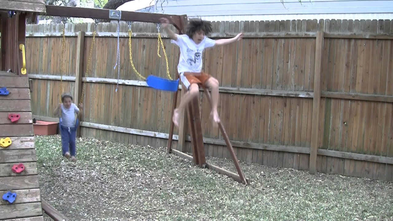 Hayden & Parker Swing Jump SlowMo