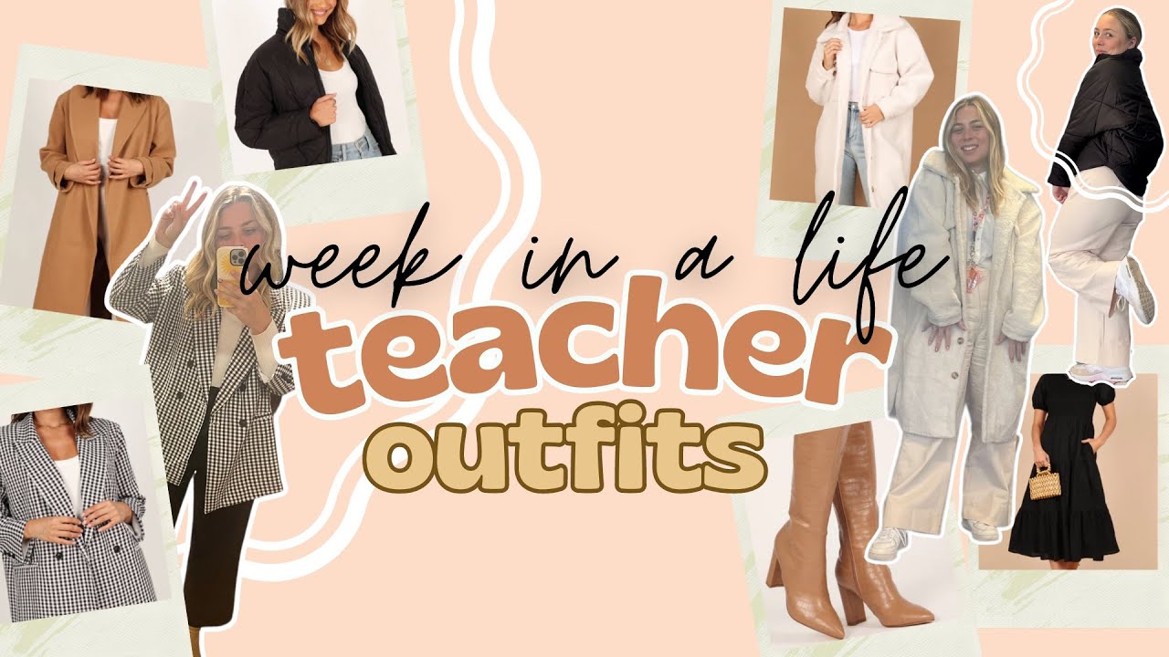 TEACHER OUTFITS 2023 - creating a neutral capsule wardrobe