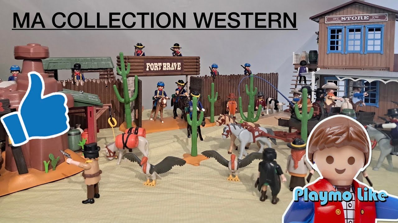 TOUS MES WESTERNS PLAYMOBIL ( Ma grande collection western )