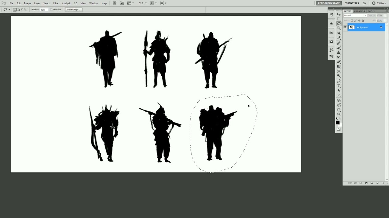 페느아트스쿨 : Concept Art - Character Thumbnail