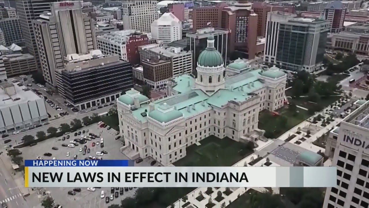 Hoosiers are set to see new laws come into effect in 2026