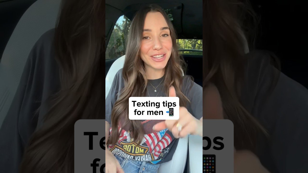 Texting tips for men 