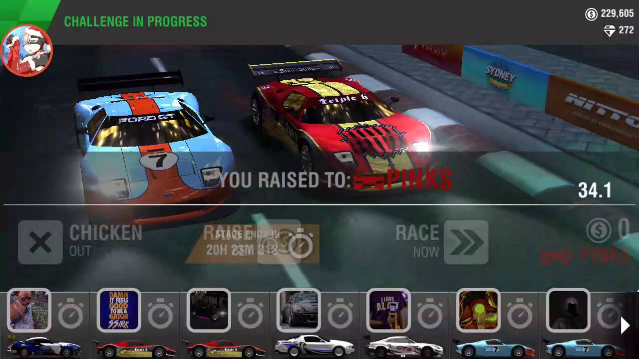THE WIN STREAK IS REAL THO (RACING RIVALS PINKS)