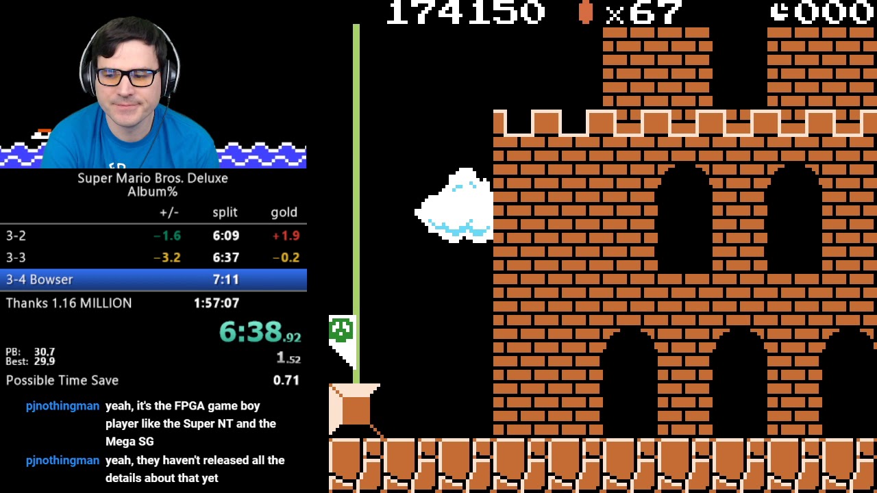 (1:35:45) Super Mario Bros. Deluxe - Album% speedrun (world record)