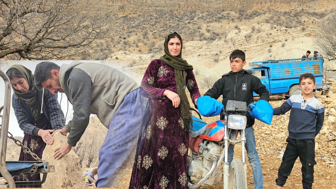 Hossein Dehzir’s Meeting with Zahra | The Beginning of a Dream to Build a Natural Stone Home 🏡🪨