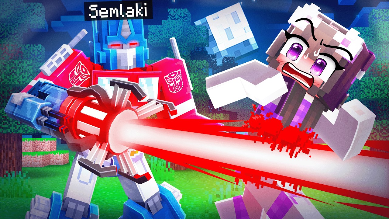 Ich Spiele Als TRANSFORMER, um meine Freunde in Minecraft zu trollen…