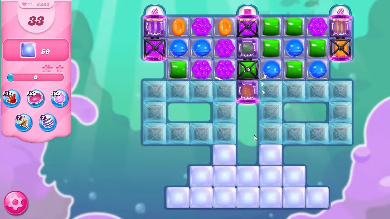 Candy Crush Saga Level 8252 NO BOOSTERS
