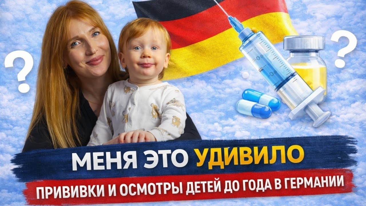 Прививки и медосмотры детей в первый год жизни в Германии! -Личный опыт
