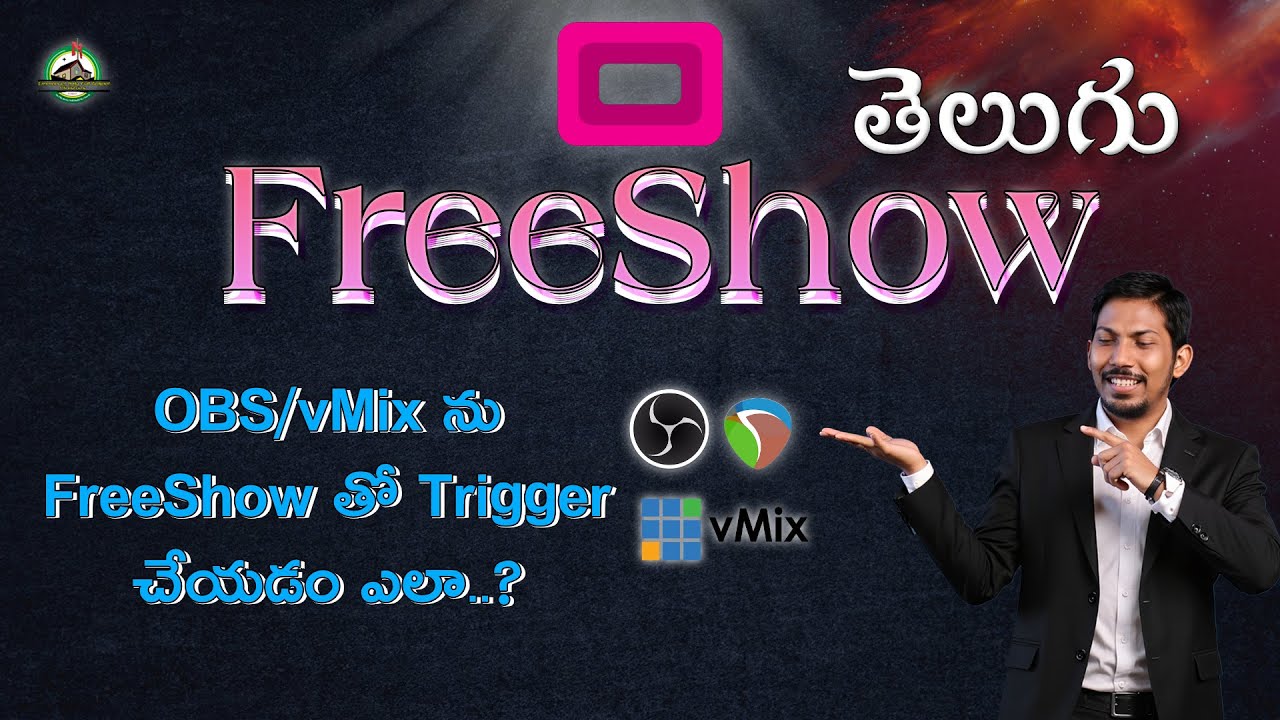 Control OBS & vMix & Reaper with FreeShow Using Triggers | Telugu Tutorial (Advanced Level Guide)