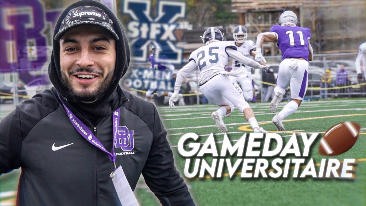 UN MATCH UNIVERSITAIRE AU CANADA 🏈🇨🇦  (Bishop's vs StFX)