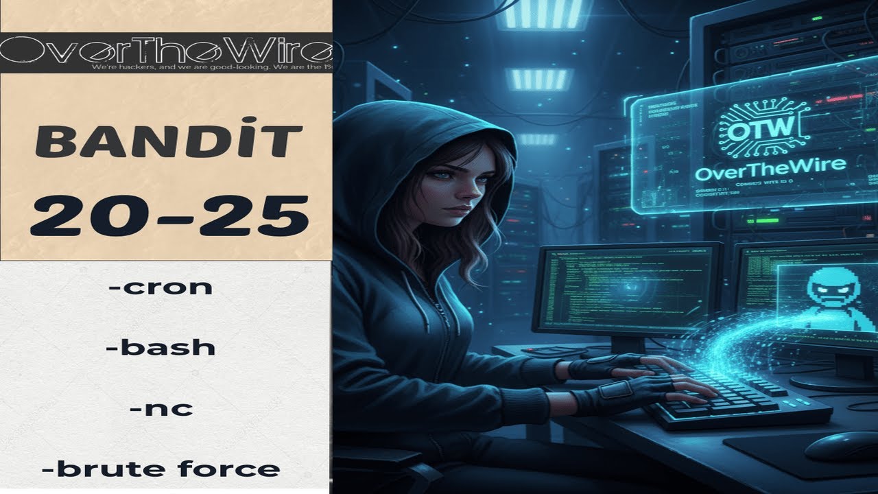 Beraber Çözelim - OverTheWire Bandit [20-25] (cron,bash,brute force)