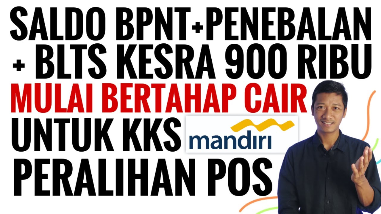 KKS MANDIRI PERALIHAN POS MENYALA DI HARI MINGGU❗️KUOTA BPNT+PENEBALAN+BLTS KESRA CAIR BERSAMAAN❗️