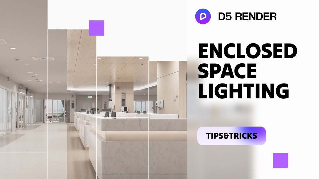 Realistic Interior Lighting Tutorial for Enclosed Space | Daytime & Night Lighting