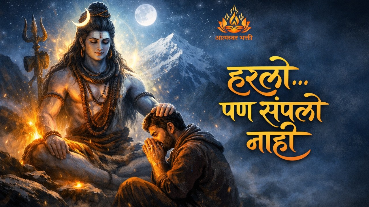 आज पुन्हा स्वप्न खाली पडलं | महादेव भावगीत |  Motivational Bhakti Song | आत्मस्वर भक्ती