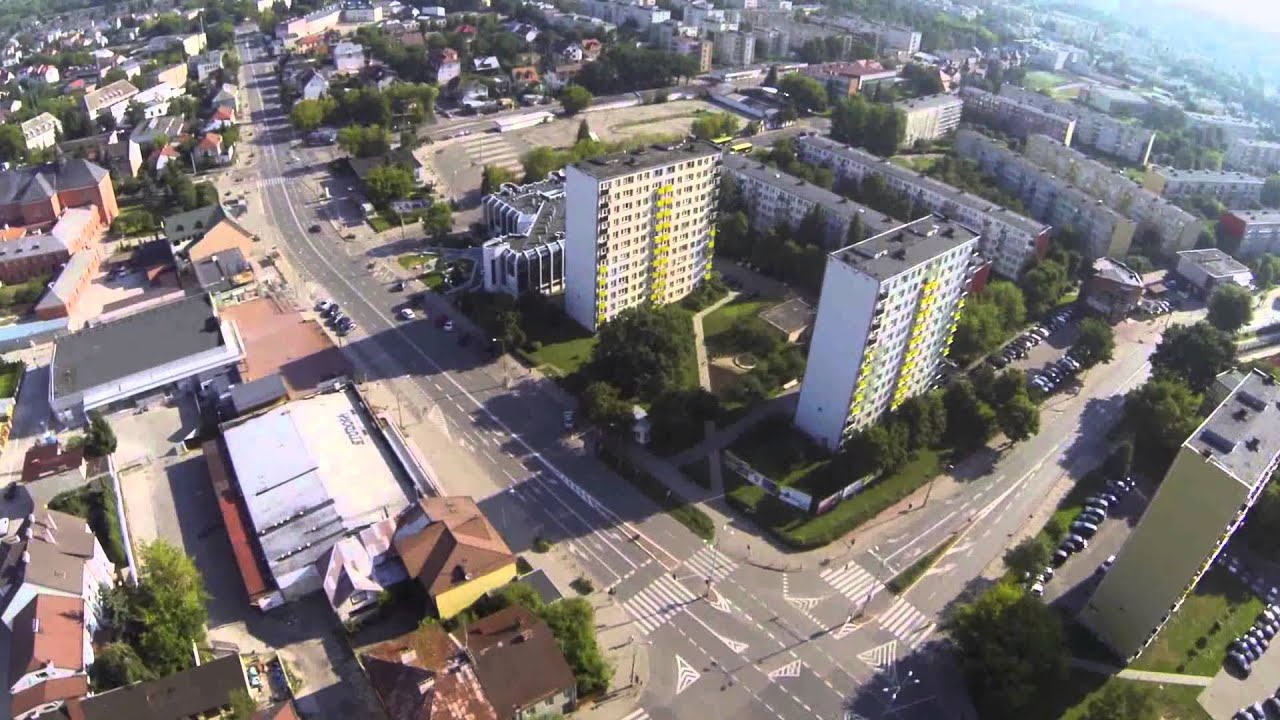 Ostrołęka z lotu ptaka