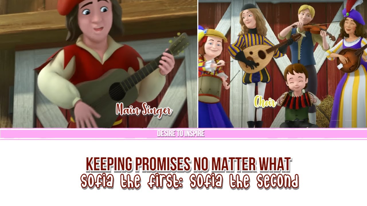 Keeping Promises No Matter What-Color Coded Lyrics | Sofia The First: 