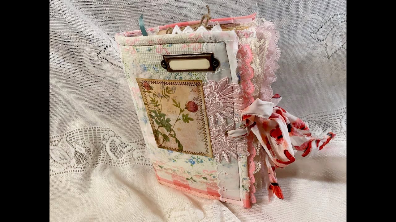 Spring Writings Junk Journal Flip Through - Line Dot Arrow Design Team Project SOLD
