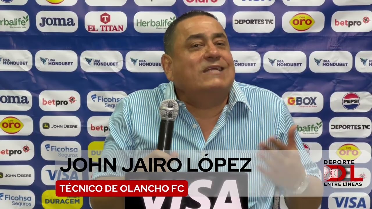 🗣️🎙️ JOHN JAIRO LÓPEZ TÉCNICO DE OLANCHO FC 🐴🏆